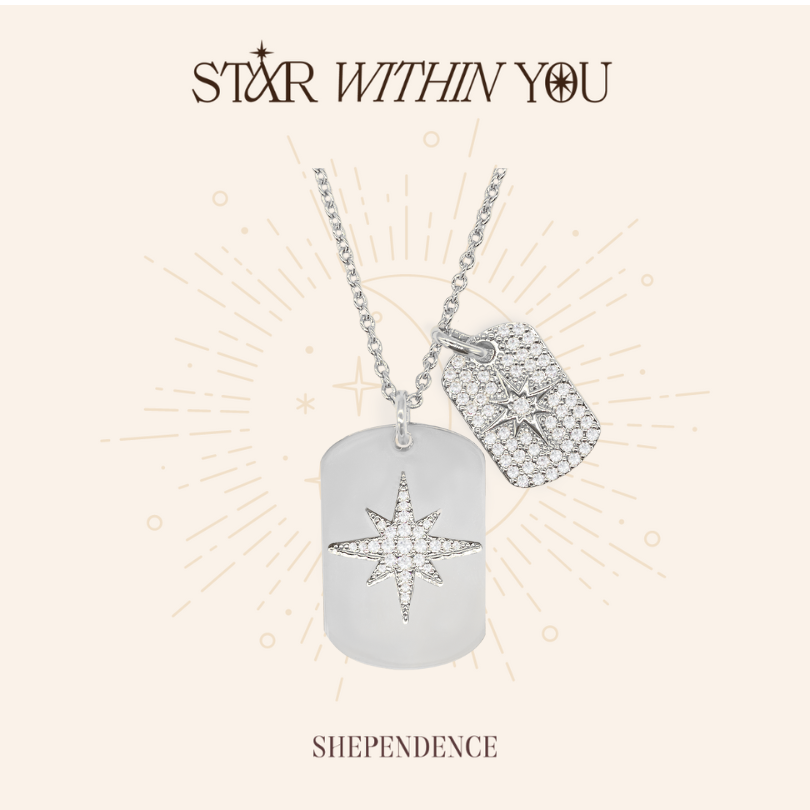 สร้อยคอสเตลล่าจี้แท็กดาวกระจาย S925(Stellar Name Tag Necklace)