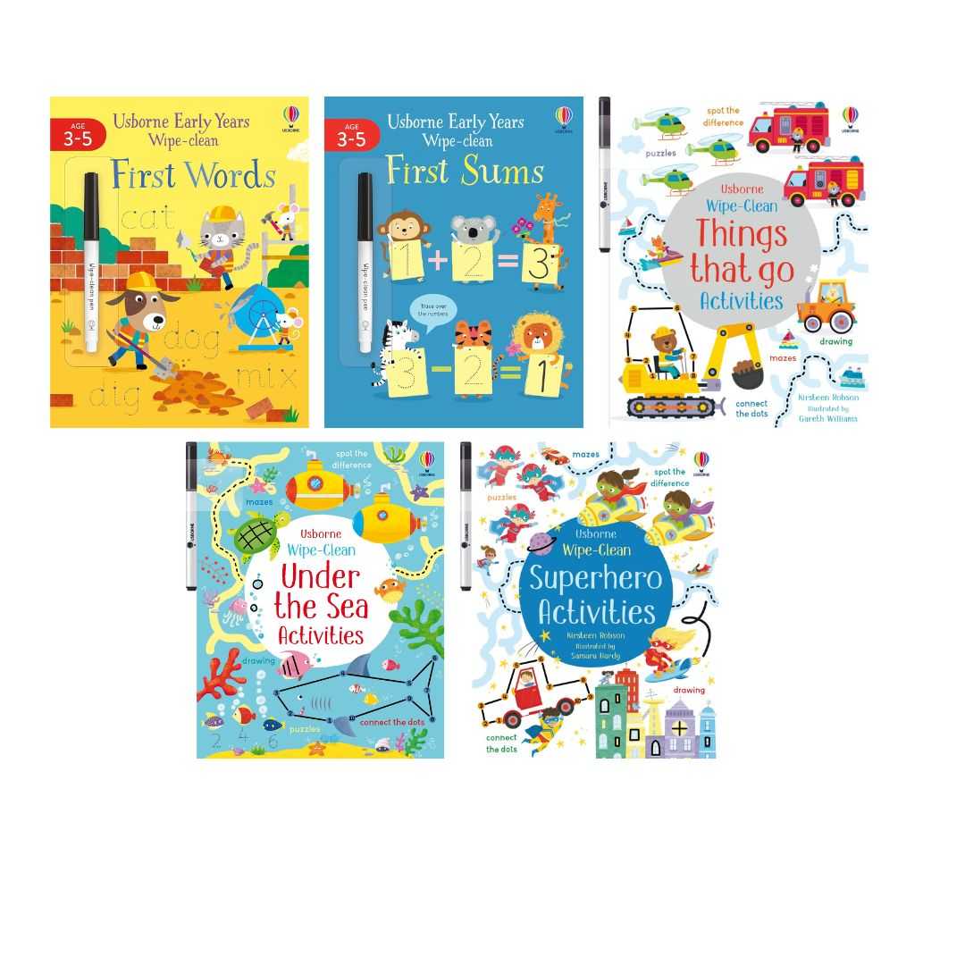 Usborne Wipe Clean Series