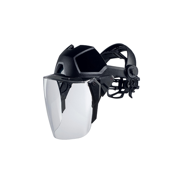 PPE-uvex Clear Flip Up PC Face Shield, Resistant To High Speed Particles