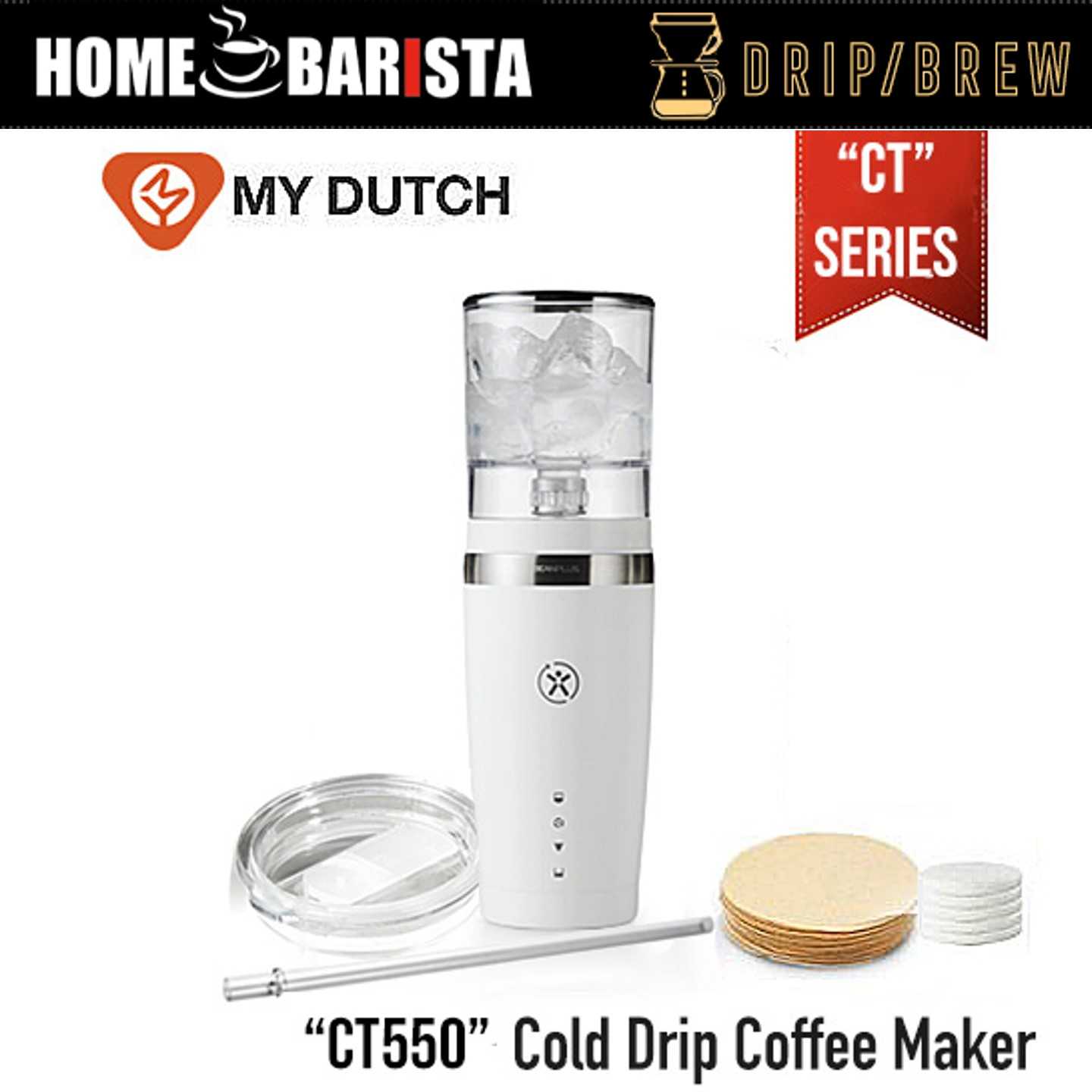 อุปกรณ์ทำ กาแฟดริปเย็น MyDutch CT550 Cold Brew Coffee Maker ฐาน stainless tumbler