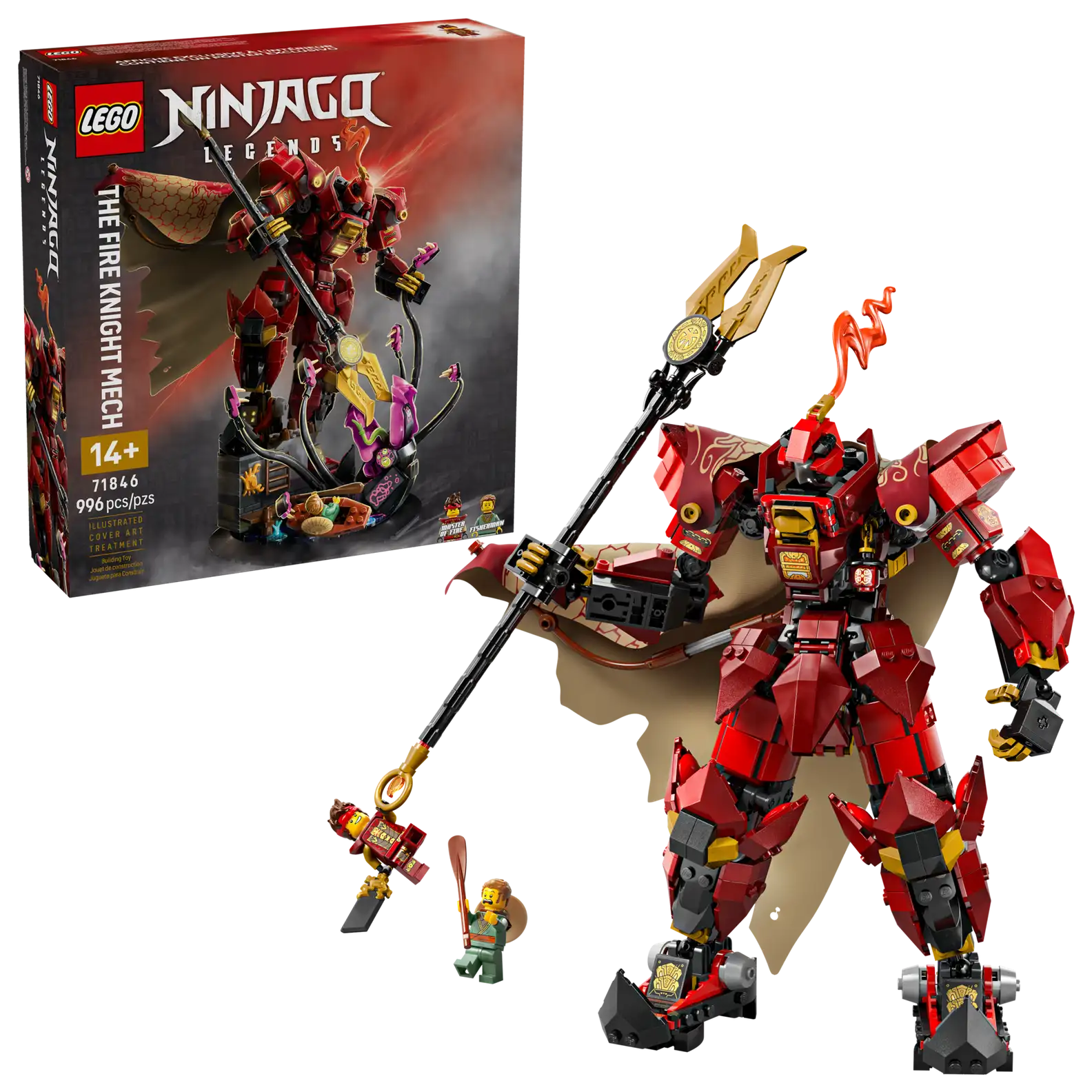 LEGO 71846 The Fire Knight Mech(สินค้าซื้อแล้วไม่รับเปลี่ยนคืน)