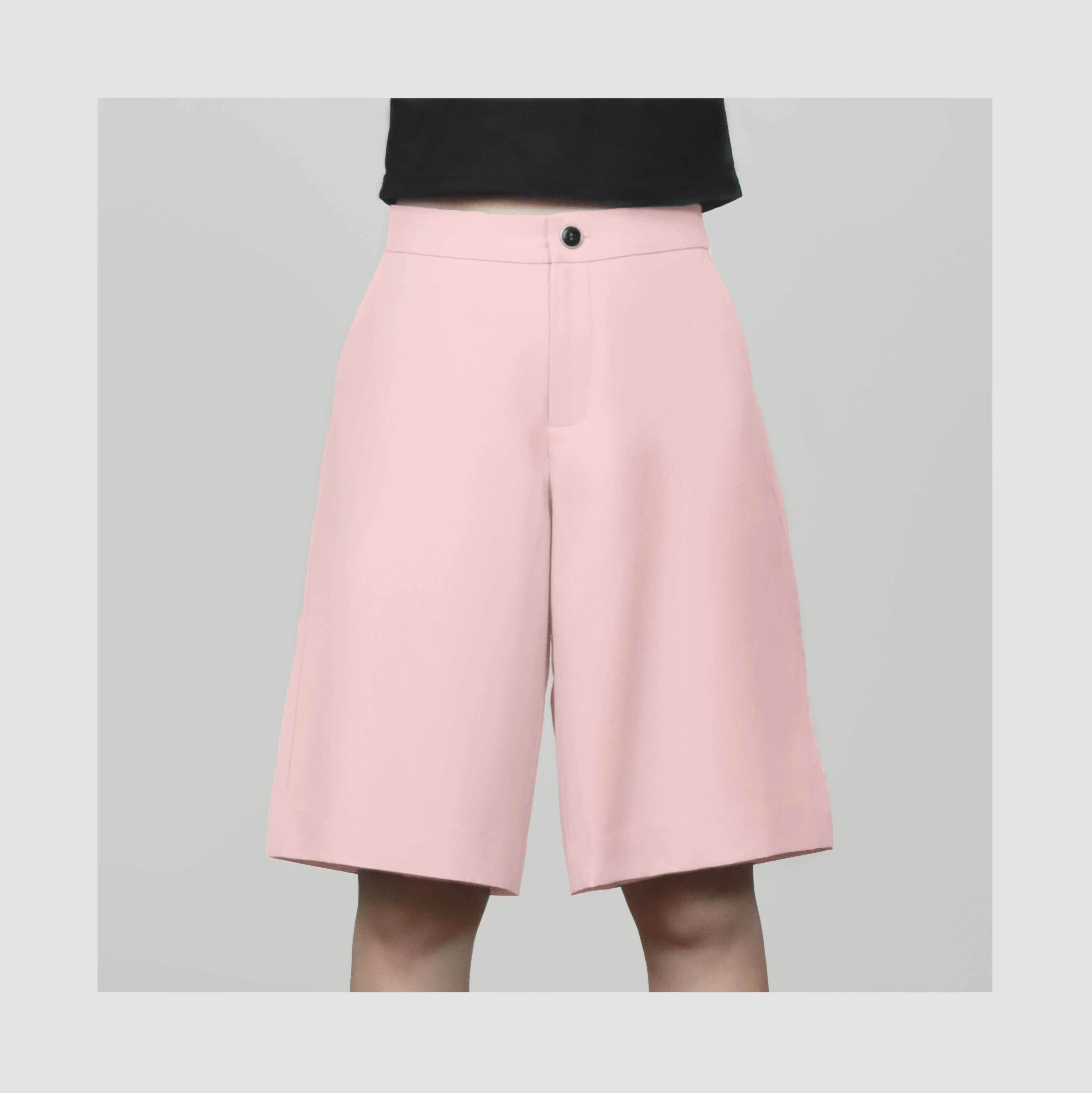 กางเกงขาสั้นผู้หญิง สีชมพู Rose Candy Shorts