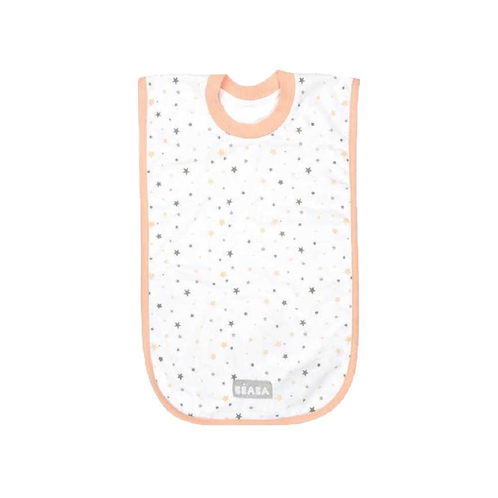 BEABA ผ้ากันเปื้อนคอตตอนแบบสวมหัว Cotton Bib - Stars