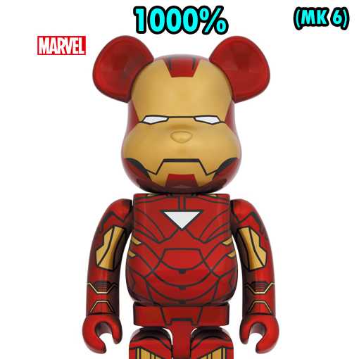 BE@RBRICK IRON MAN MARK VI (MK6) 1000%  (TC)