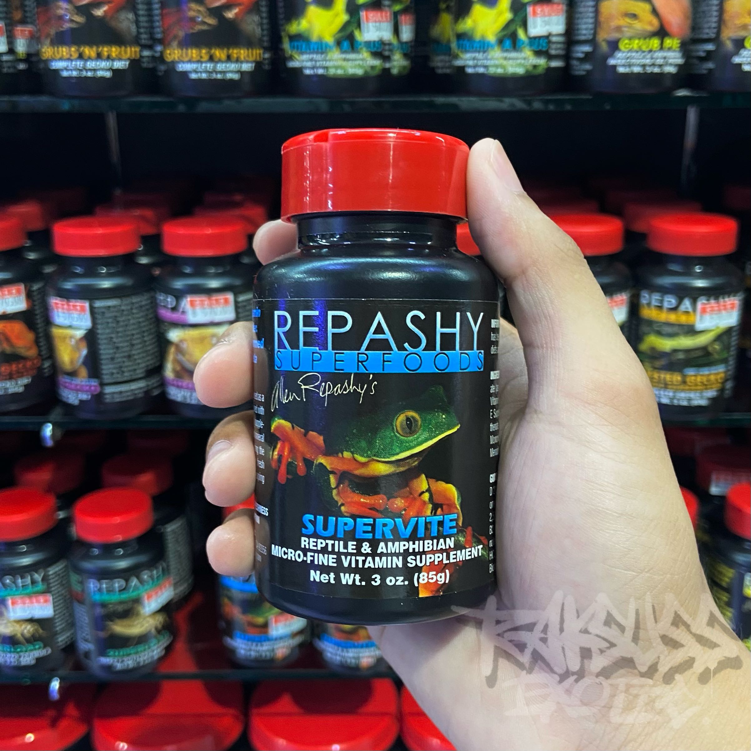 Repashy Supervite Reptile & Amphibian Micro-Fine Vitamin Supplement Net Wt. 3oz. (85g)