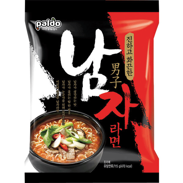Paldo Namja Ramyun พาลโด นัมจา รามยอน (รสเผ็ด) 115 กรัม