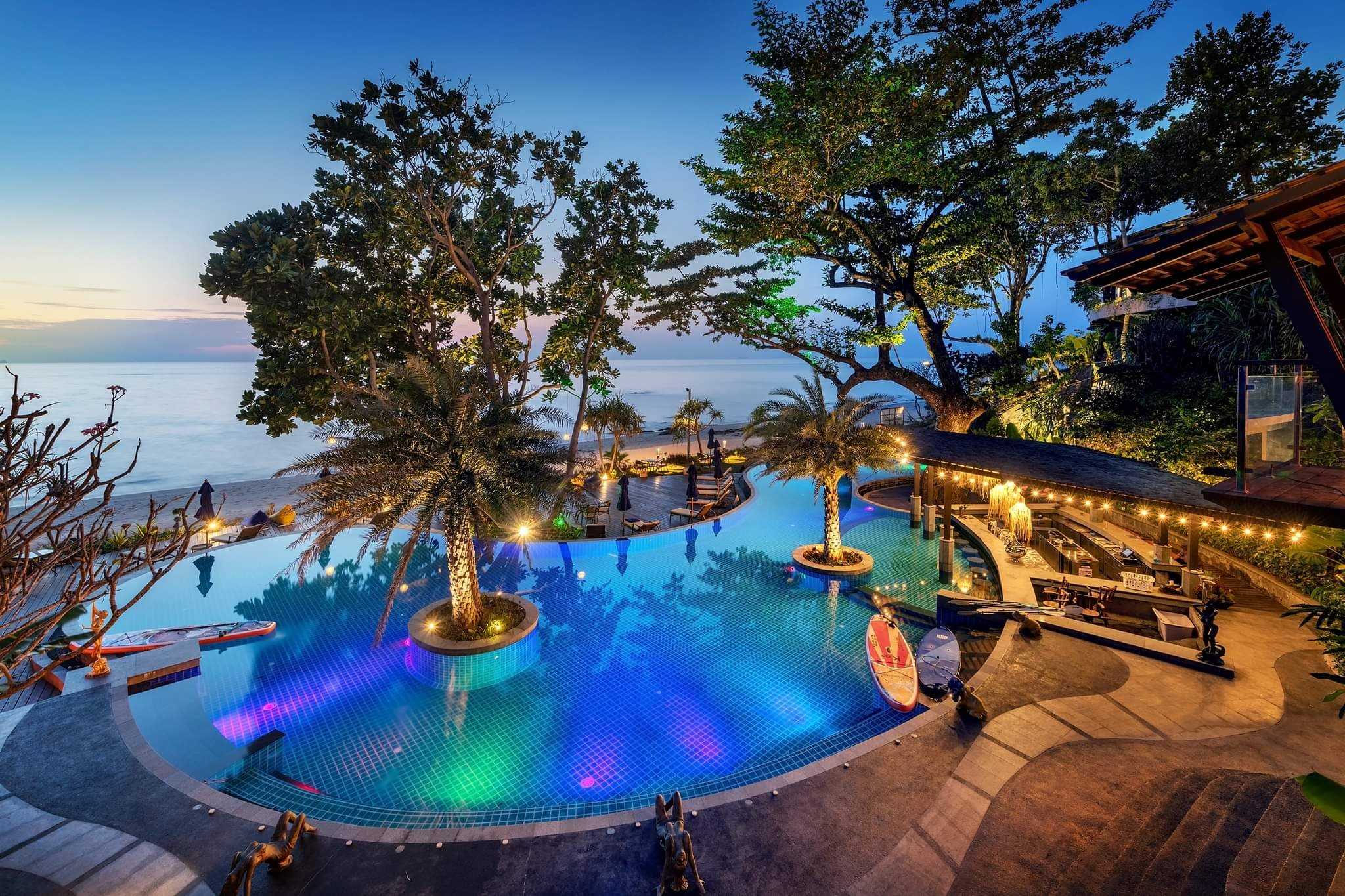 Nirvana Beach Lanta Krabi เกาะลันตา กระบี่ ห้อง Deluxe Jacuzzi Seaview พร้อมอาหารเช้า 2 ท่าน