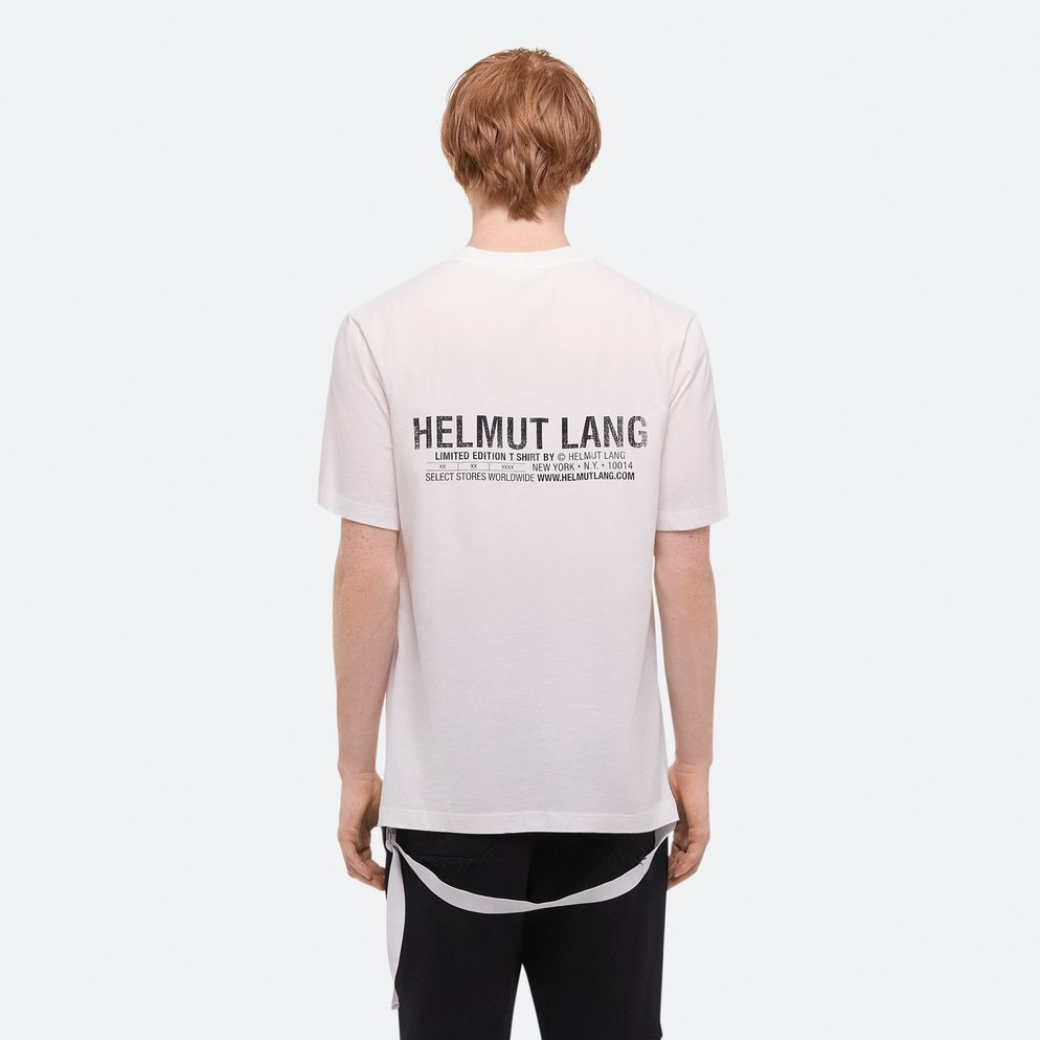 SALE Helmut Lang New York Seatbelt Tee - white