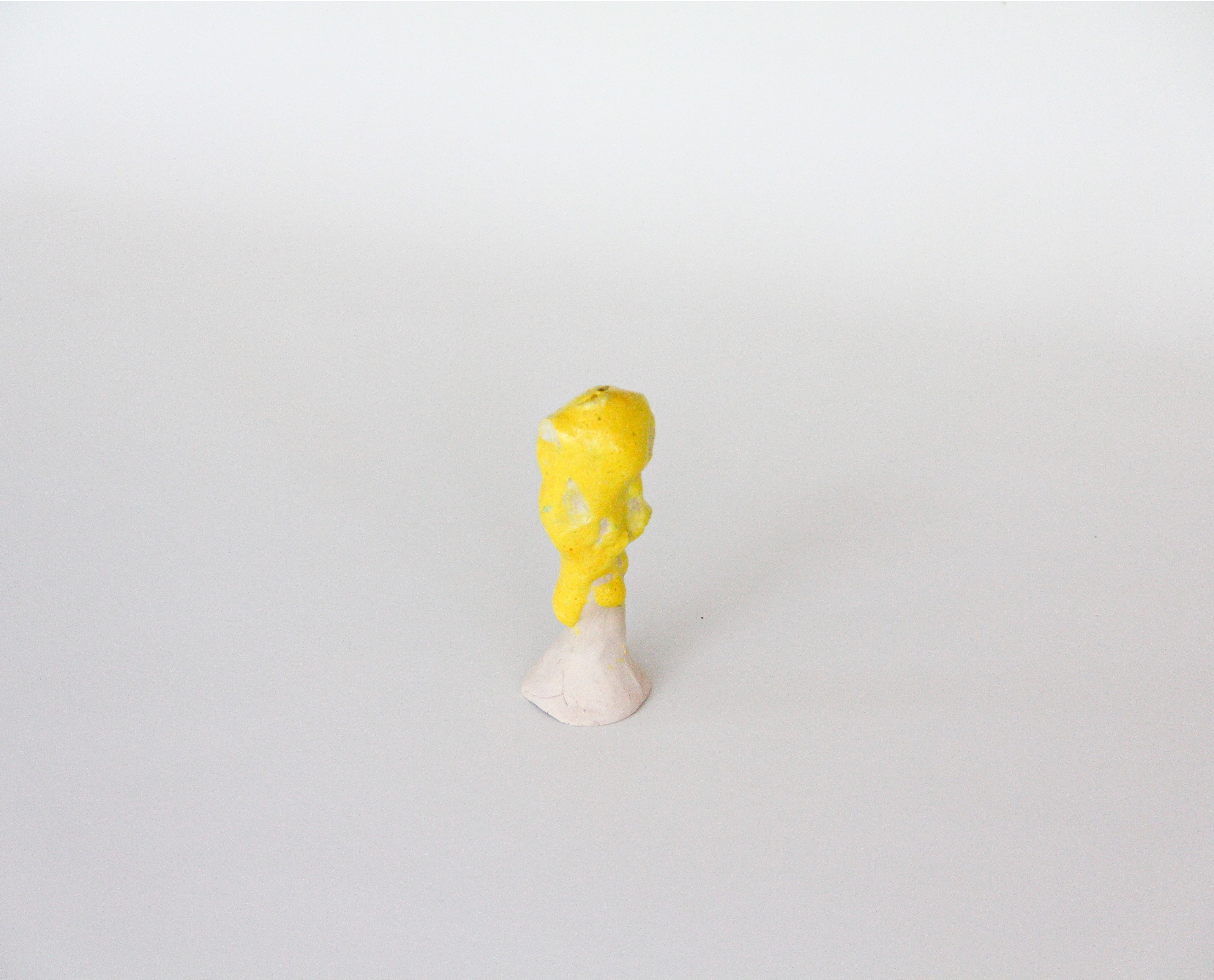 Lemon Yellow Melting Glazed Test