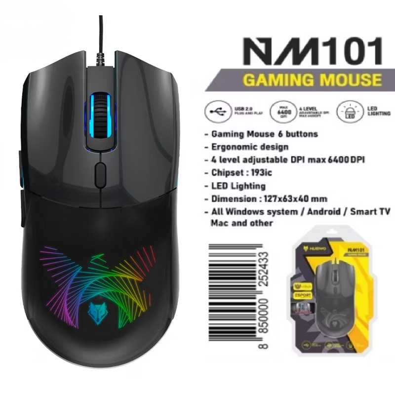NUBWO NM101 Mouse เมาส์เกมส์ แบบสายUSB