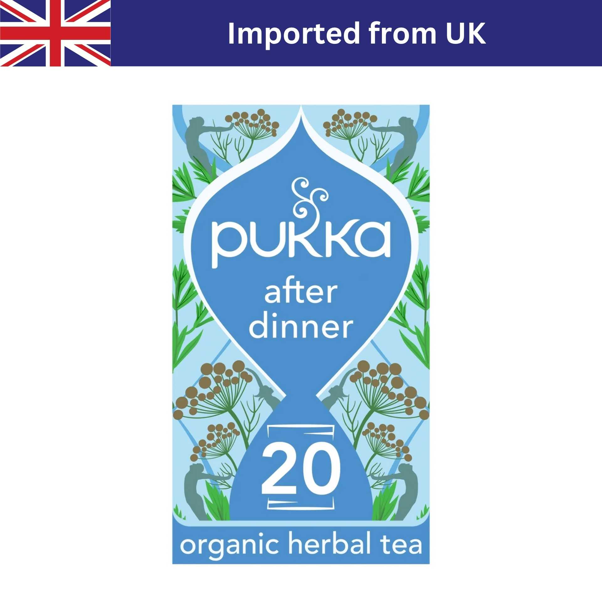 Pukka After Dinner Organic Herbal Tea with Fennel & Aniseed (20 ซอง / 40g)