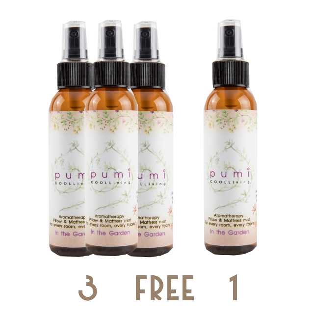 พิลโล่มิสท์ ชุดสุดคุ้ม pumi in the Garden 120ml x 3free 1