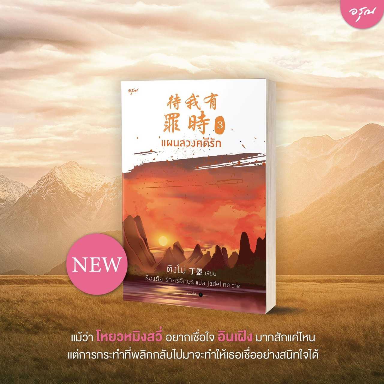 นิยายจีน เรื่อง แผนลวงคดีรัก เล่ม 3 : Ding Mo (ติงโม่) : อรุณ