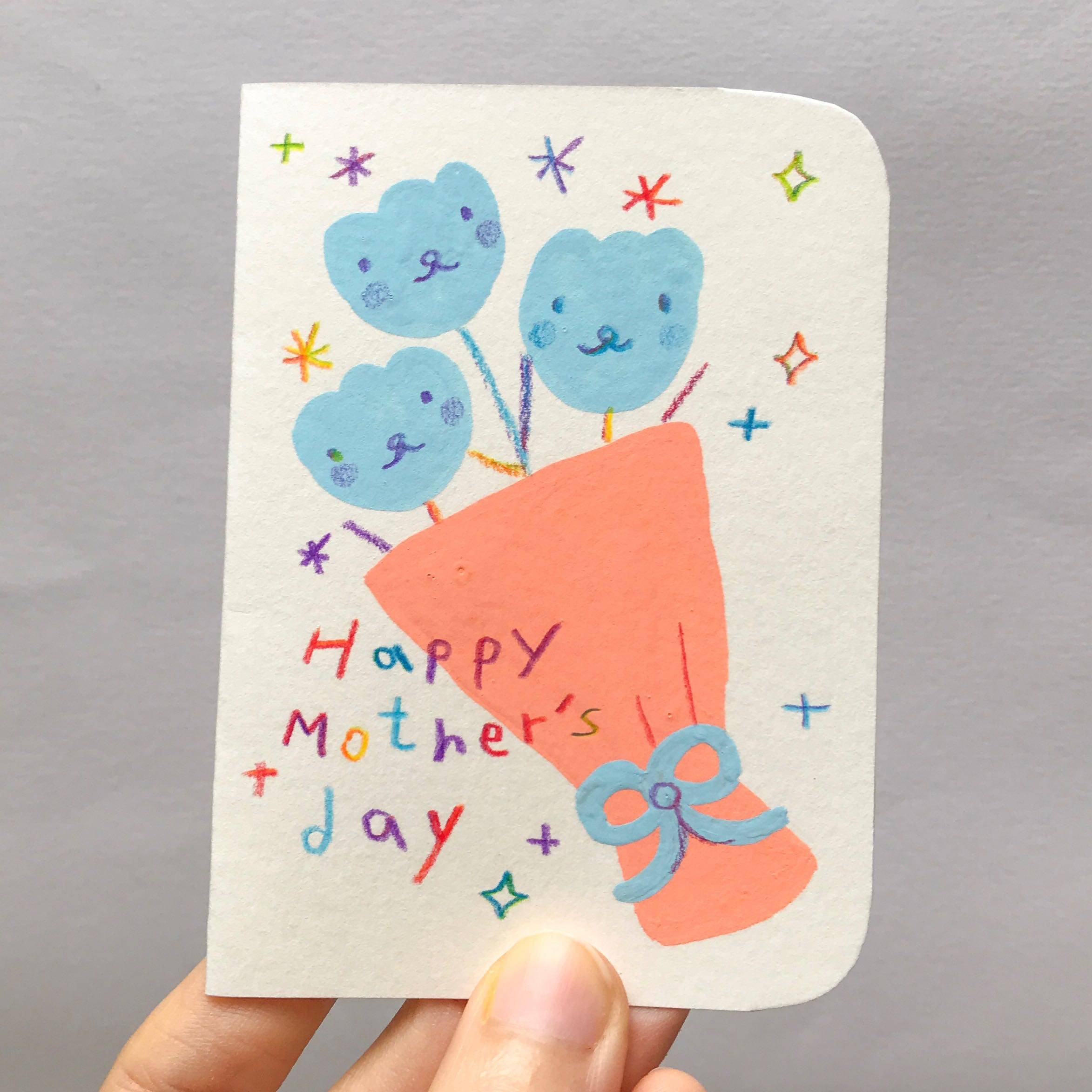 Mini handmade card (Mother’s day)