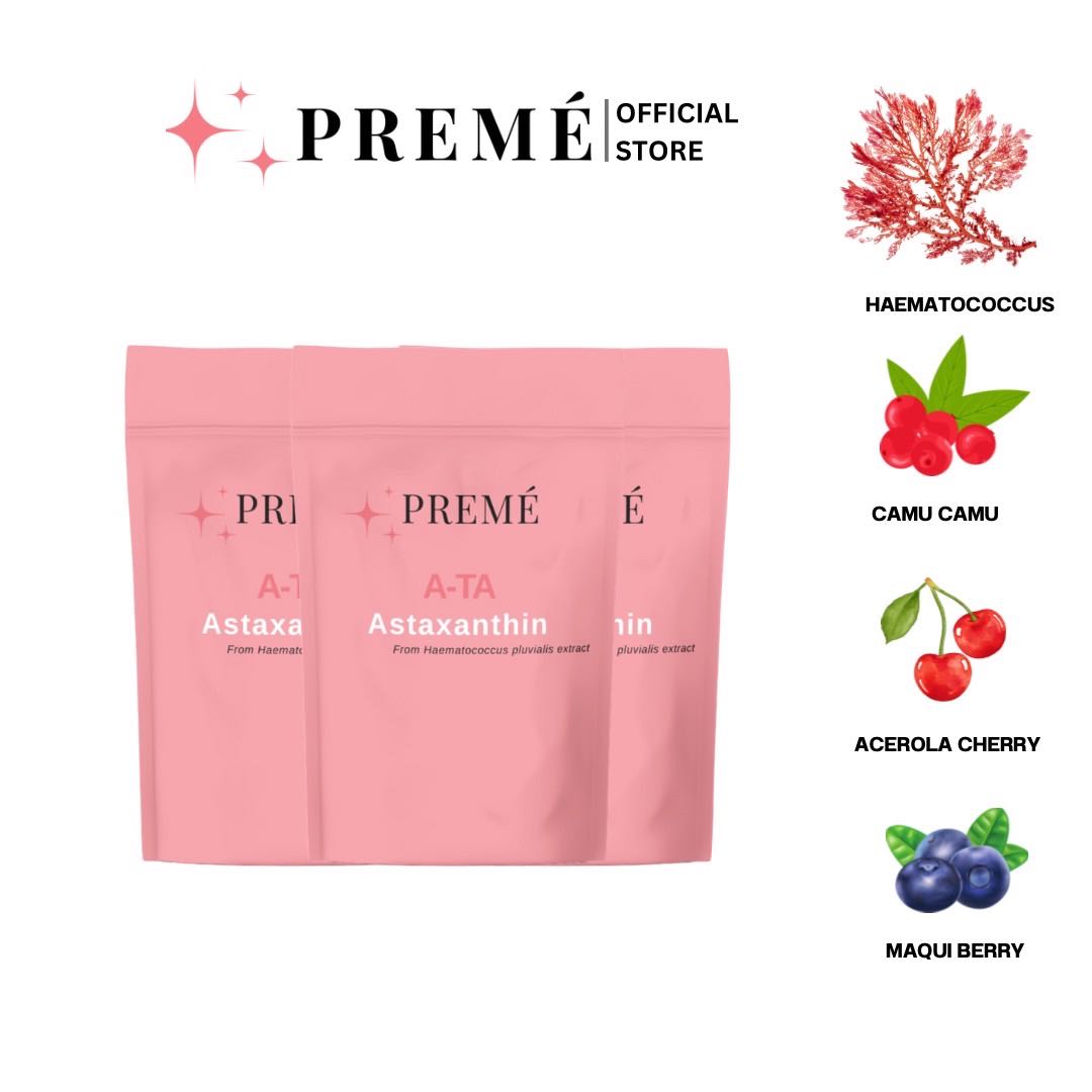 (โปร 2 แถม 1) PREMÉ A-TA Astaxanthin พรีเม่ เอ-ต้า แอสต้าแซนธิน
