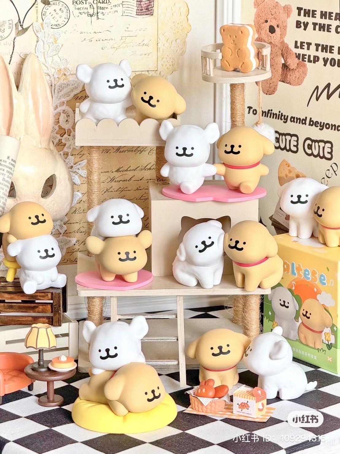 /พร้อมส่ง/ MALTESE PUPPY HAPPY BLIND BOX FIGURE