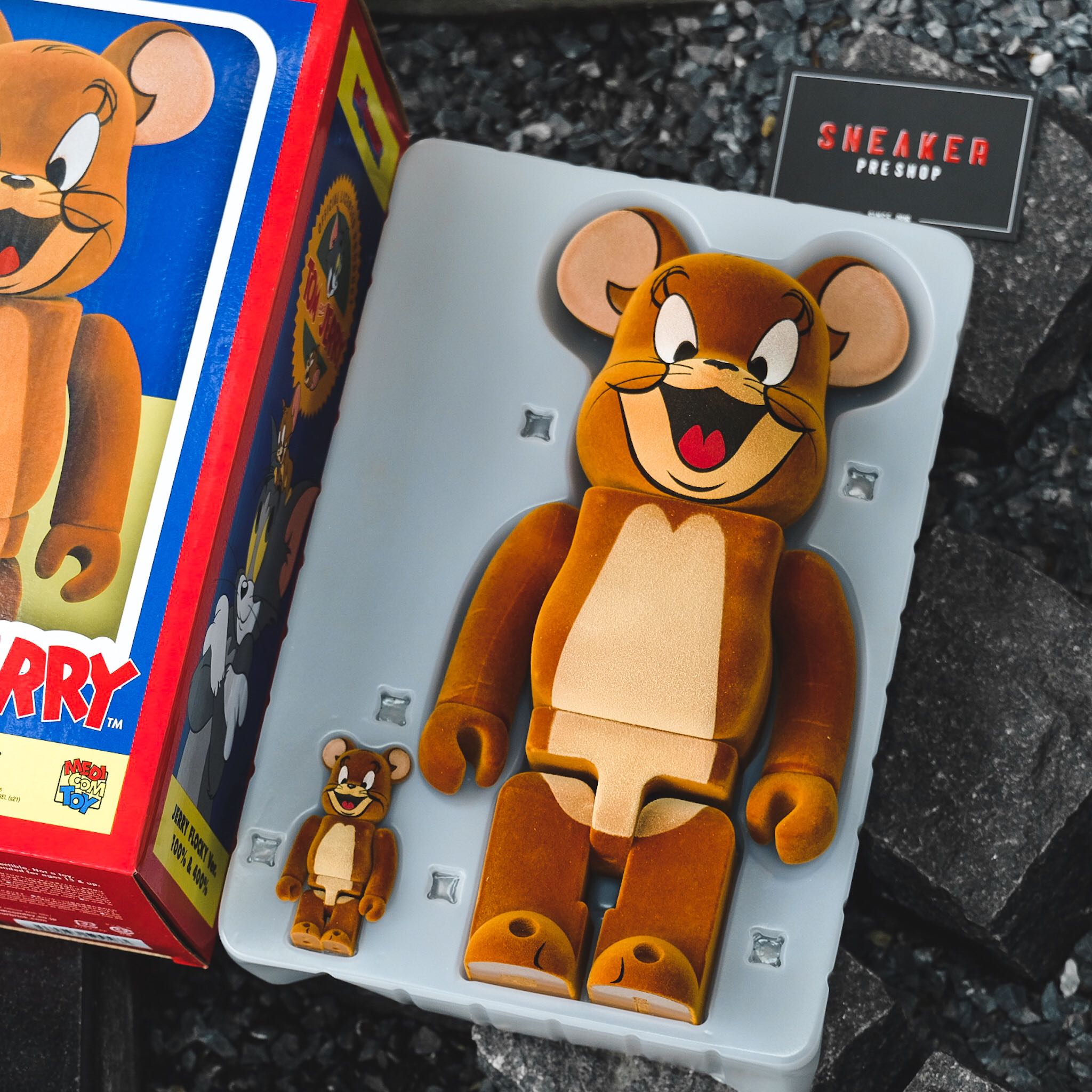 Bearbrick x Tom & Jerry “Jerry Flocky” Set