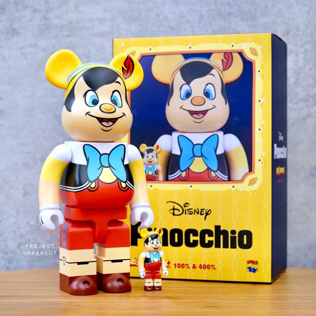 BE@RBRICK 400%+100% DISNEY : Pinocchio [New]