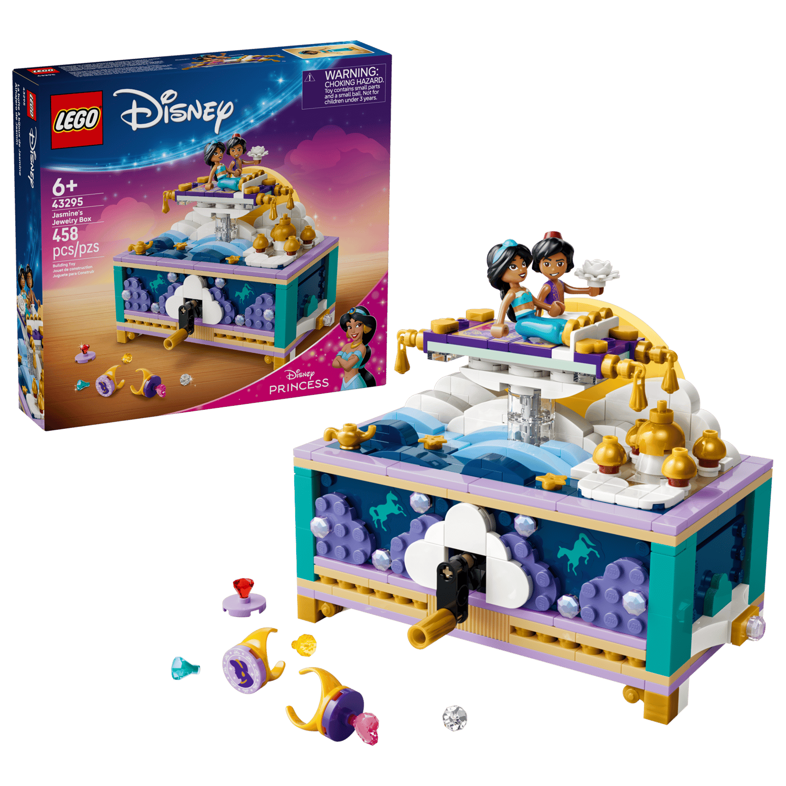 LEGO 43295 Jasmine's Jewelry Box(สินค้าซื้อแล้วไม่รับเปลี่ยนคืน)