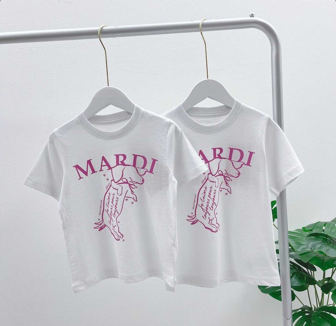 Mardi Kids Ddanji Tshirt (White/Pink)