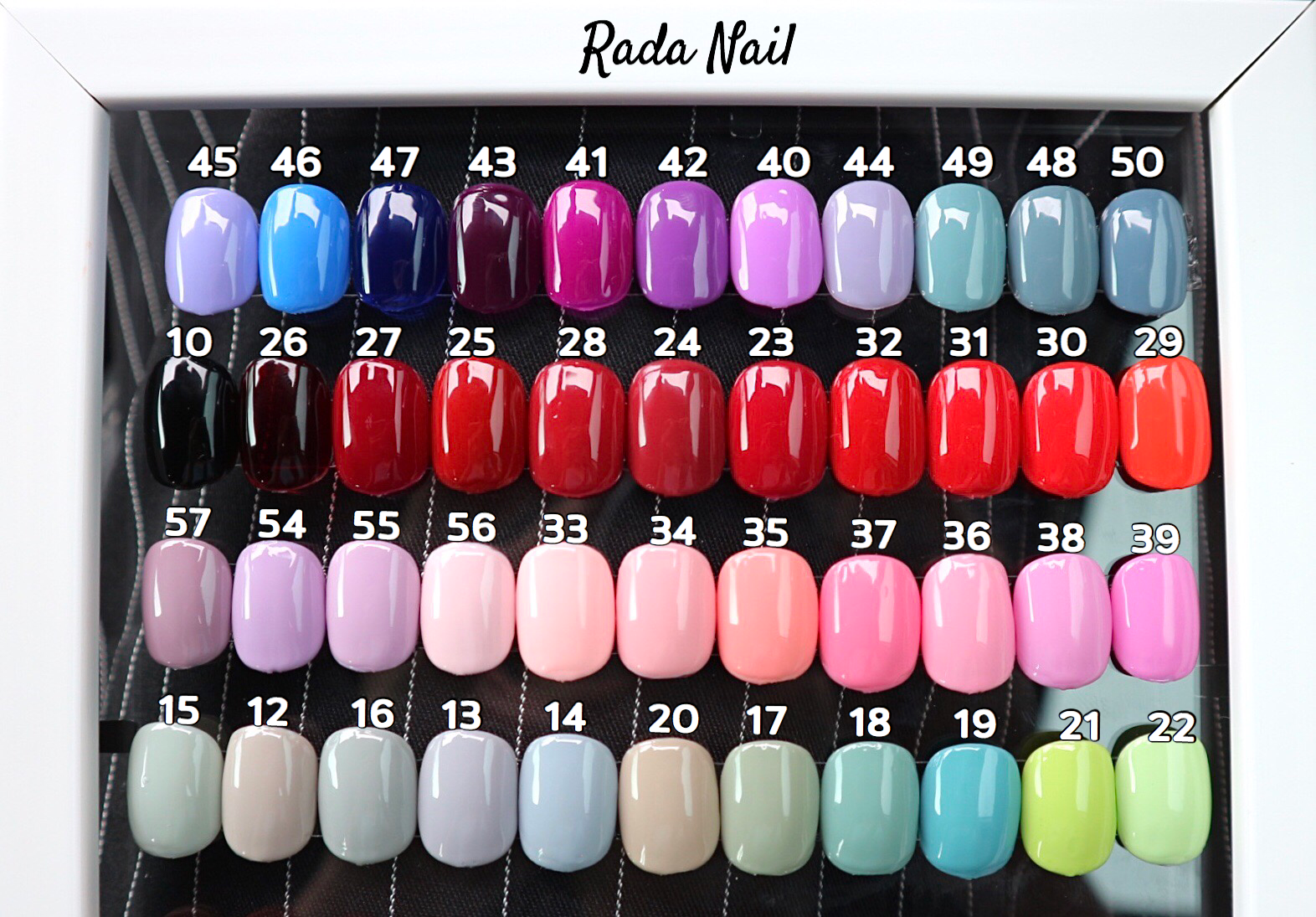 Rada Nail สีเจลแบบอบ (เบอร์ 101-020)
