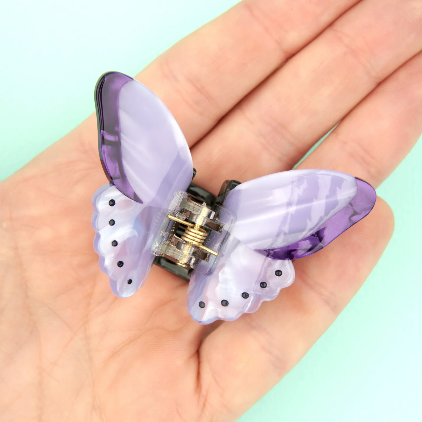 Coucou Suzette | Purple Butterfly Mini Hair Claw