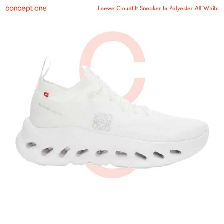 Loewe Cloudtilt Sneaker In Polyester All White (M/W)