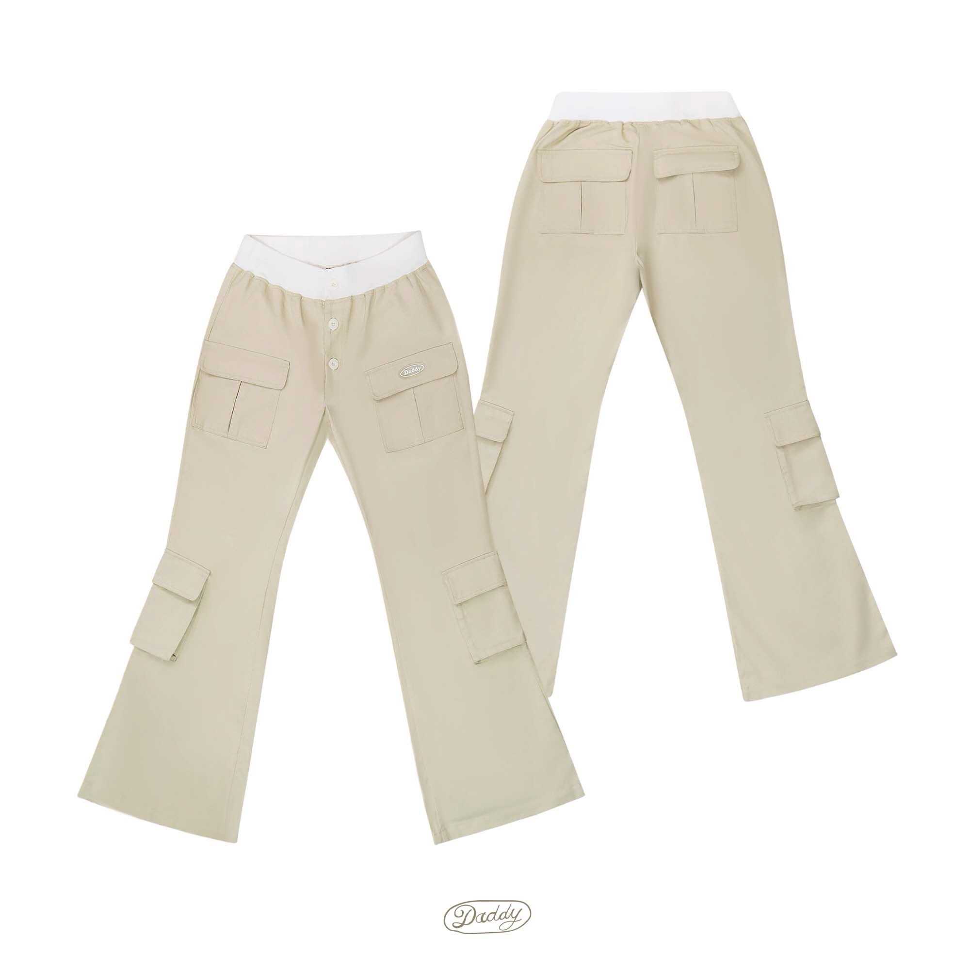 DADDY | Teddy Pants กางเกงผ้าคอตตอน ทรงขาม้า สุดน่ารัก