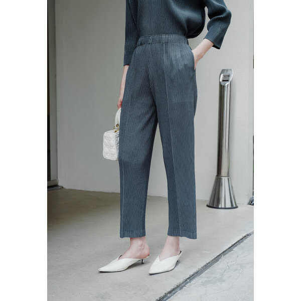 ยาว 36 นิ้ว 2MUAY รุ่น GJO5083P กางเกงพลีทคุณภาพ THICK STRAIGHT PLEATED PANTS 6 สี FREE SIZE