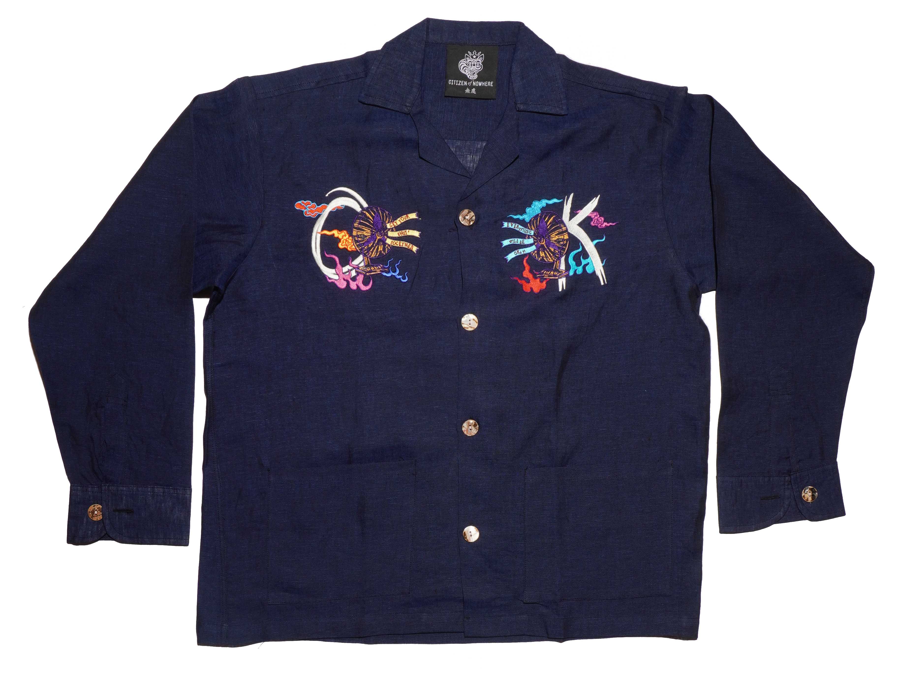 OK windbreaker_Fan Navy