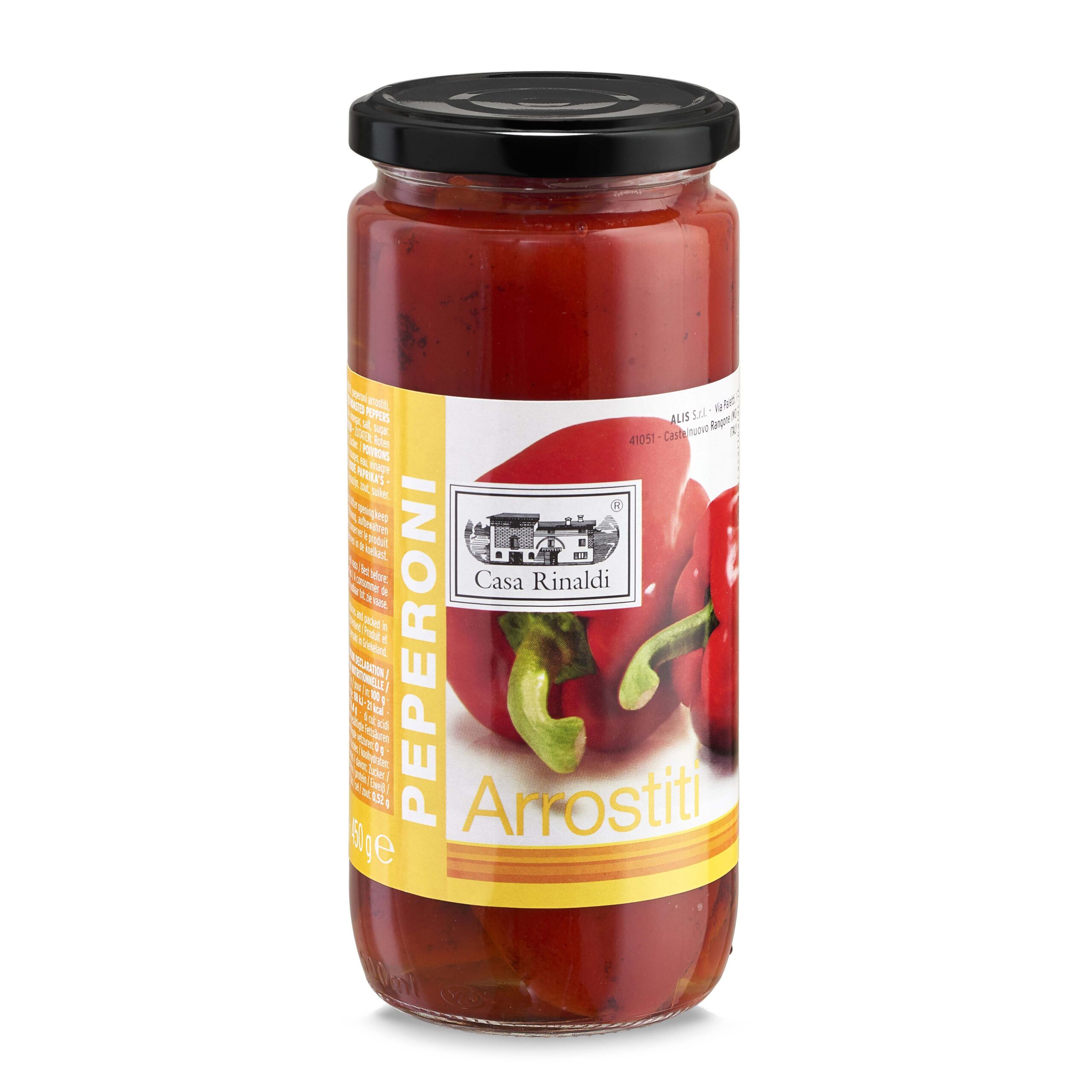 Red Roasted Peppers Casa Rinaldi 460 gr