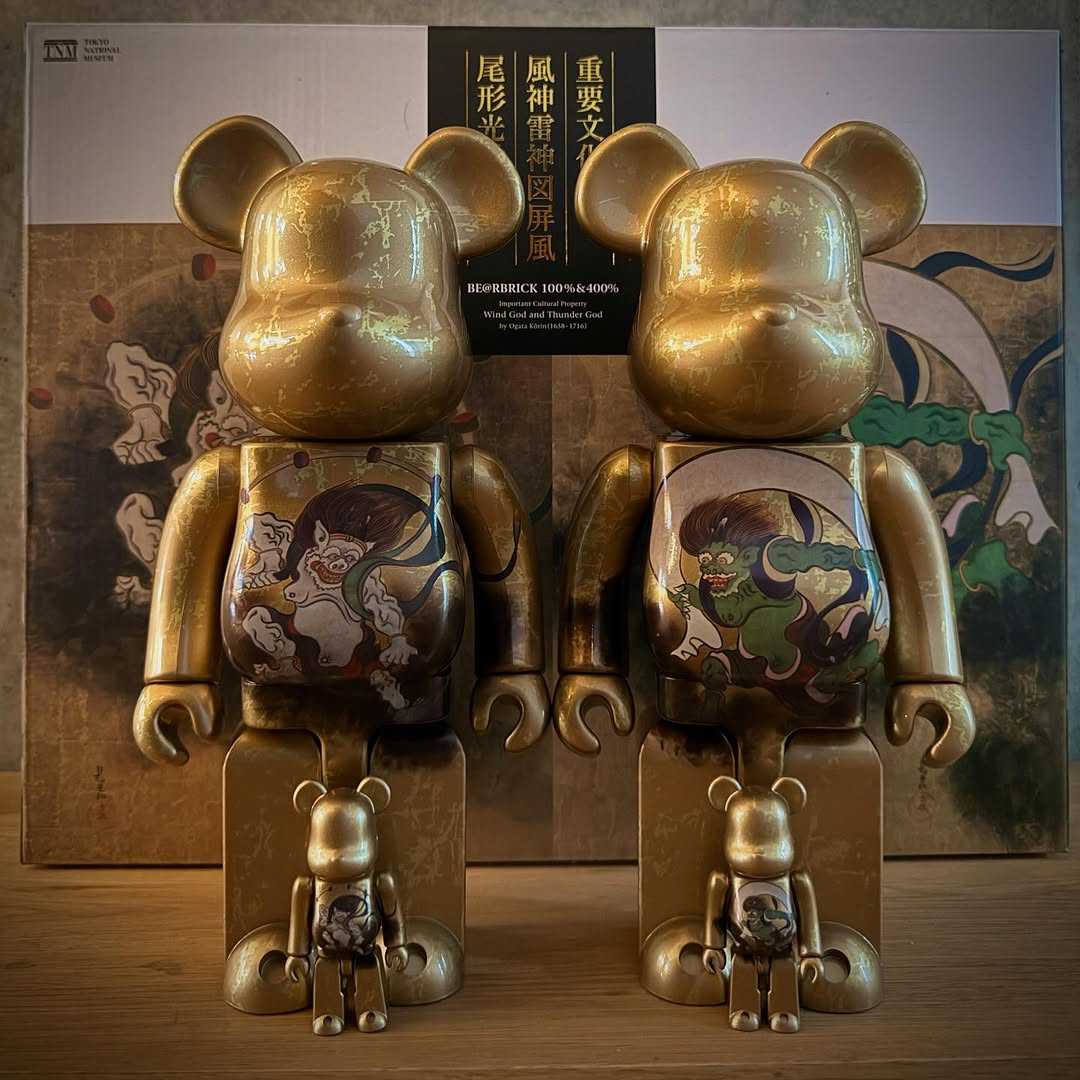 Be@rbrick Wind God and Thunder God 100%+400%