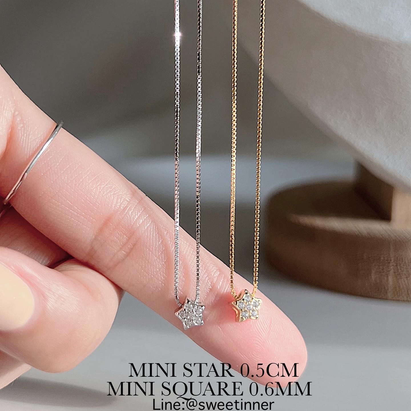 ขายดี🎉MINI STAR ⭐️✨เงินแท้92.5% จี้ดาวประดับเพชรCZ ขนาดเล็กๆใส่ติดตัวน่ารักๆ งานขายดี