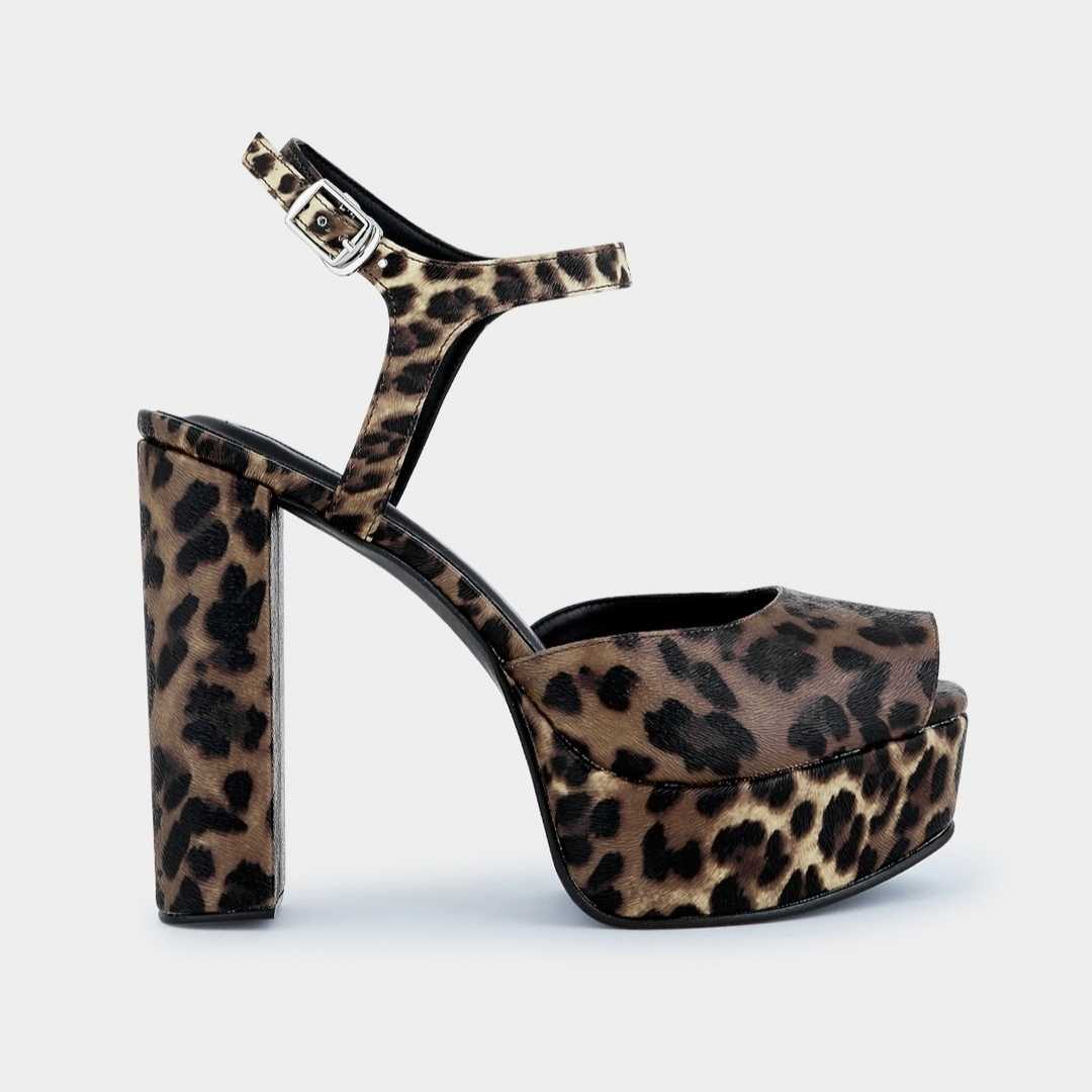 CLEARANCE รองเท้าส้นสูง  Dynasty platform heels - Leopard