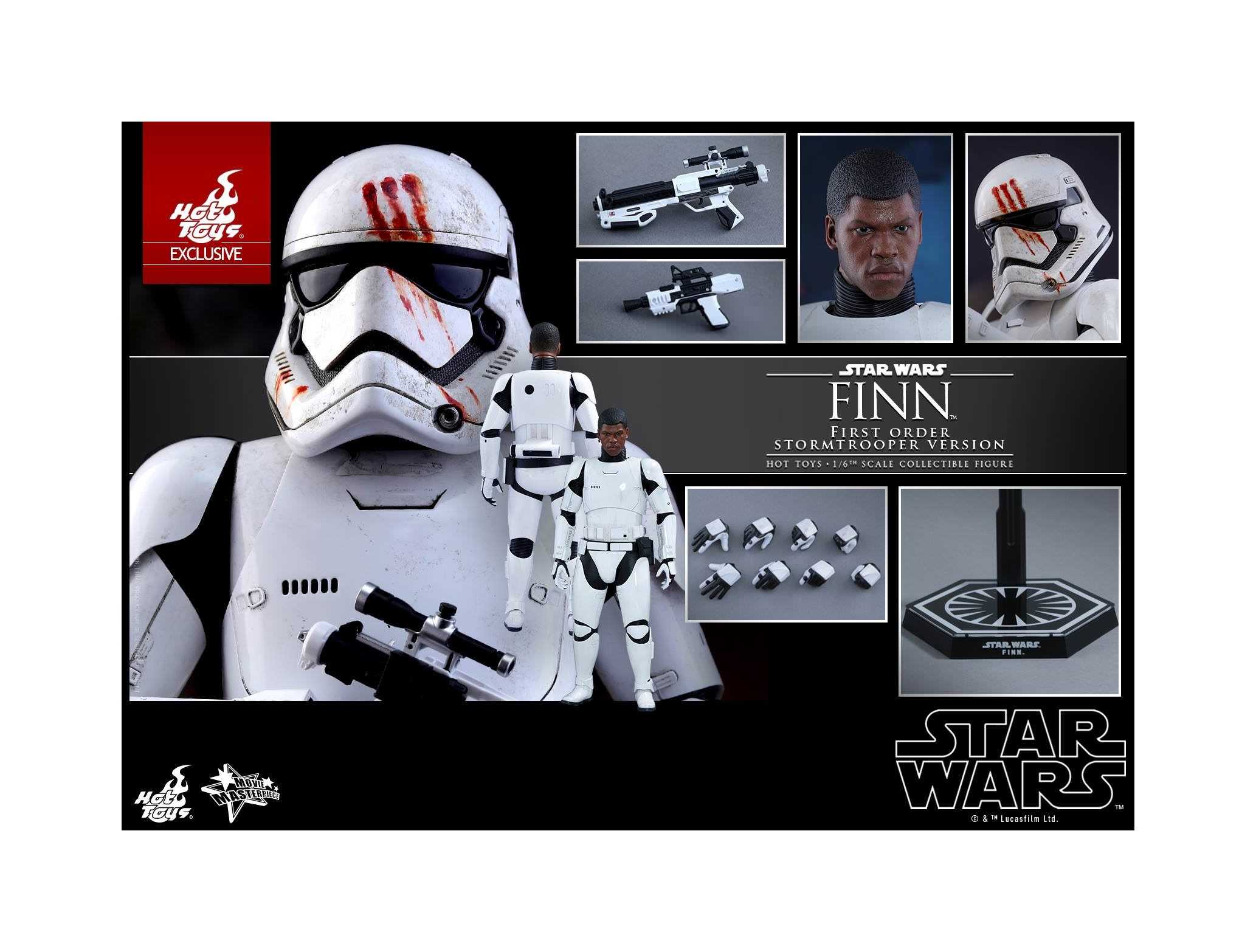 Hot Toys MMS 367 Star Wars : TFA – Finn FO Stormtrooper Version (WA)  สินค้าใหม่