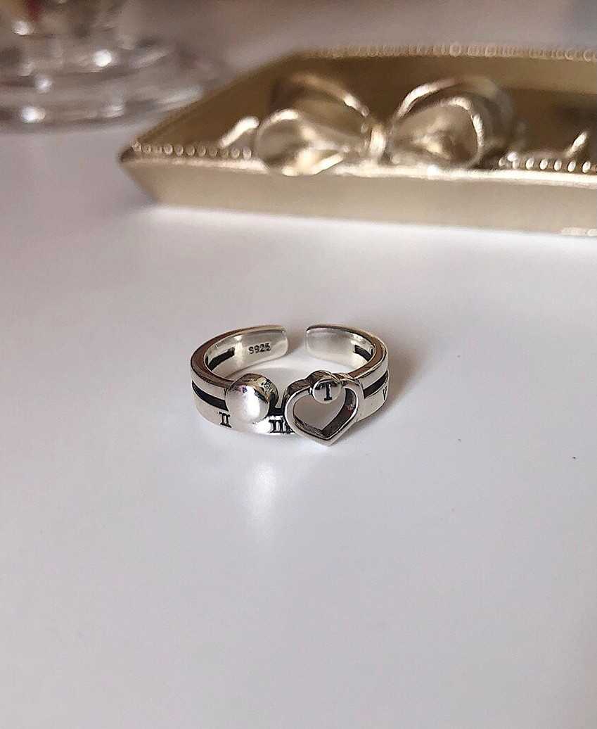 earika.earrings - roman love ring แหวนเงินแท้ ฟรีไซส์ปรับขนาดได้