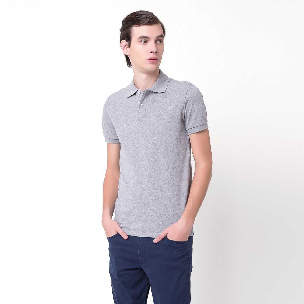 เสื้อปีเก้โปโล Pique Polo - Heather Grey