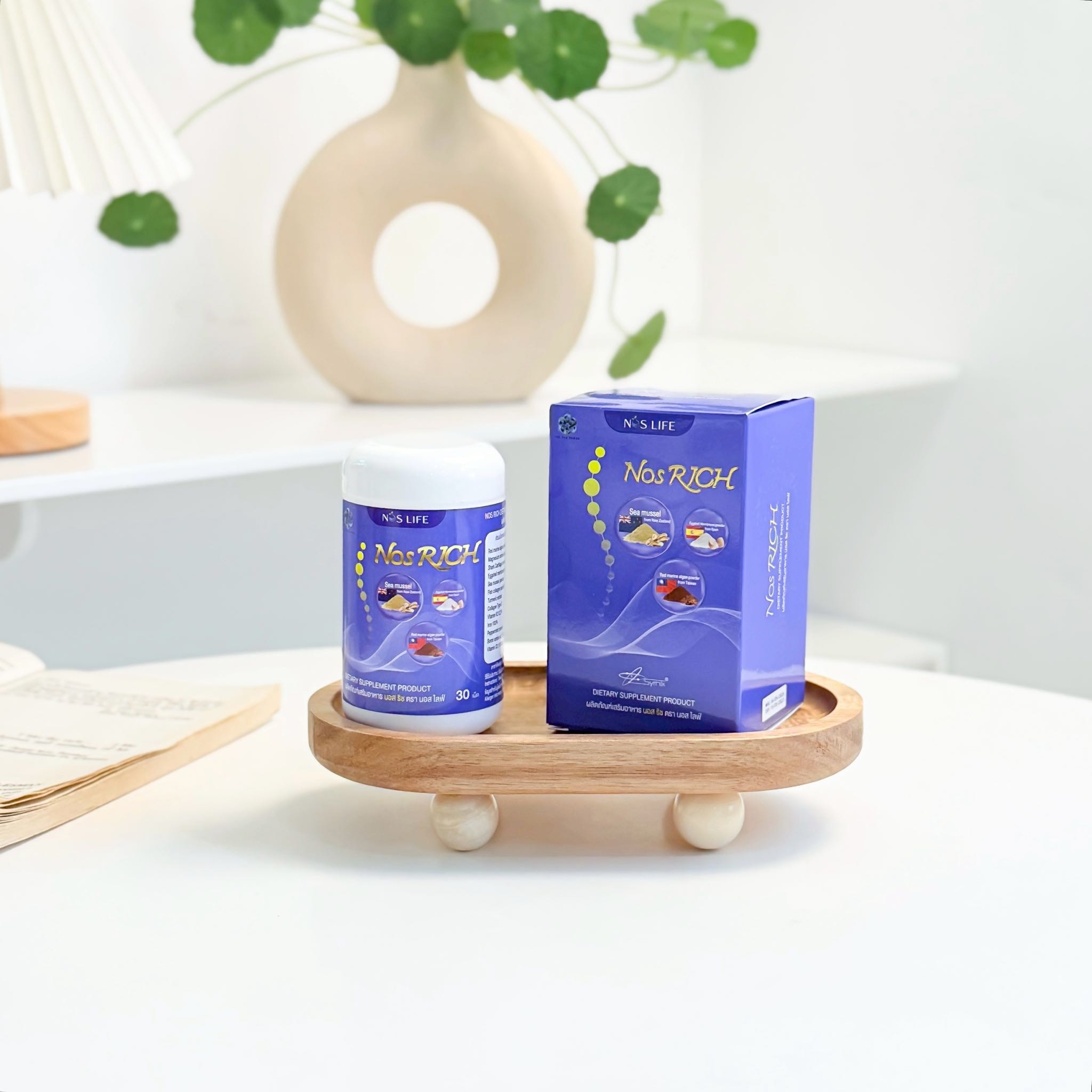 Nos Rich นอส ริช 10 กระปุก (300 เม็ด)