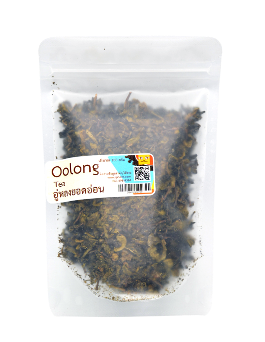 ชาอู่หลงยอดอ่อน (Organic Oolong tip tea) 100g