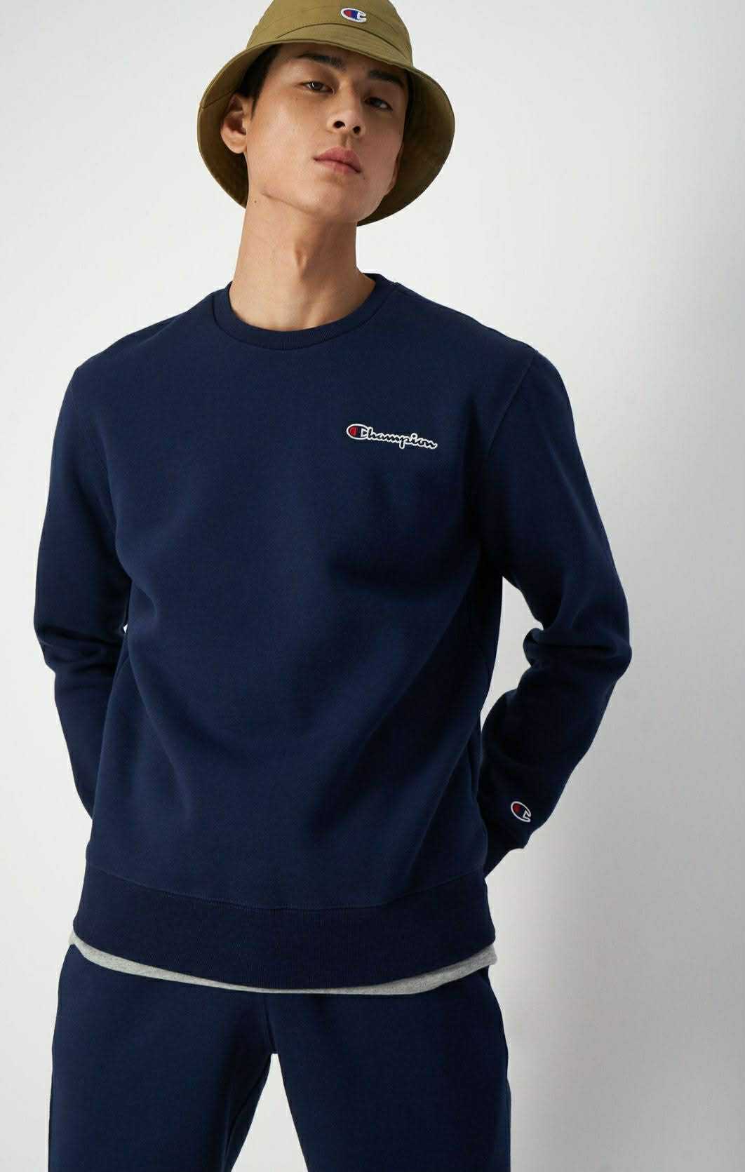 Champion Script Logo Back Sweatshirt