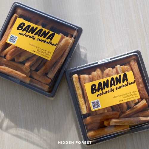 Naturally Sunbathed Banana Sticks