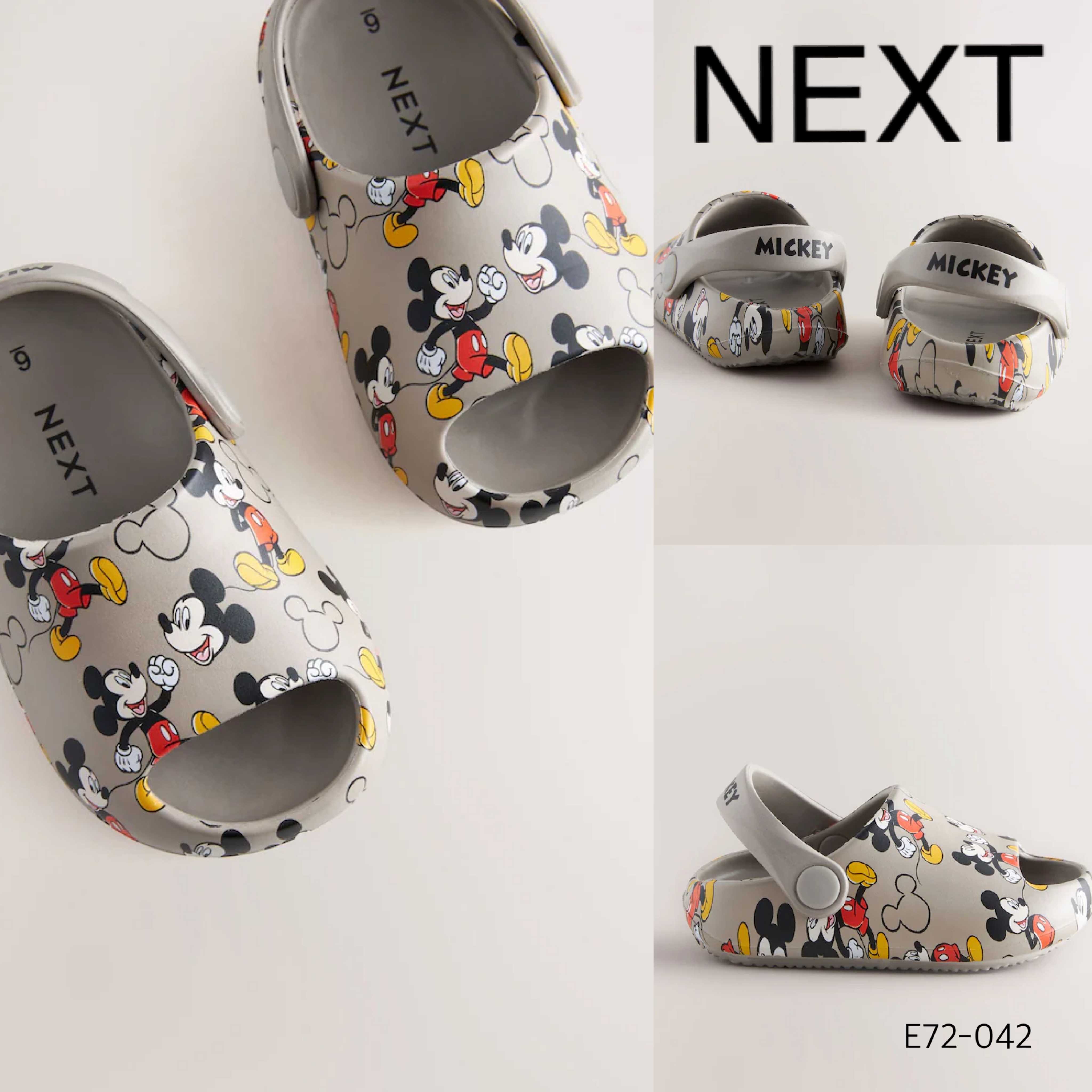 Preorder12-15วัน-(NEXT) รองเท้าแตะยางนิ่ม มิกกี้ ลิขสิทธิ์แท้E72-042 /3UK-12UK