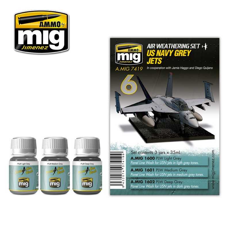 AMIG7419 US NAVY GREY JETS
