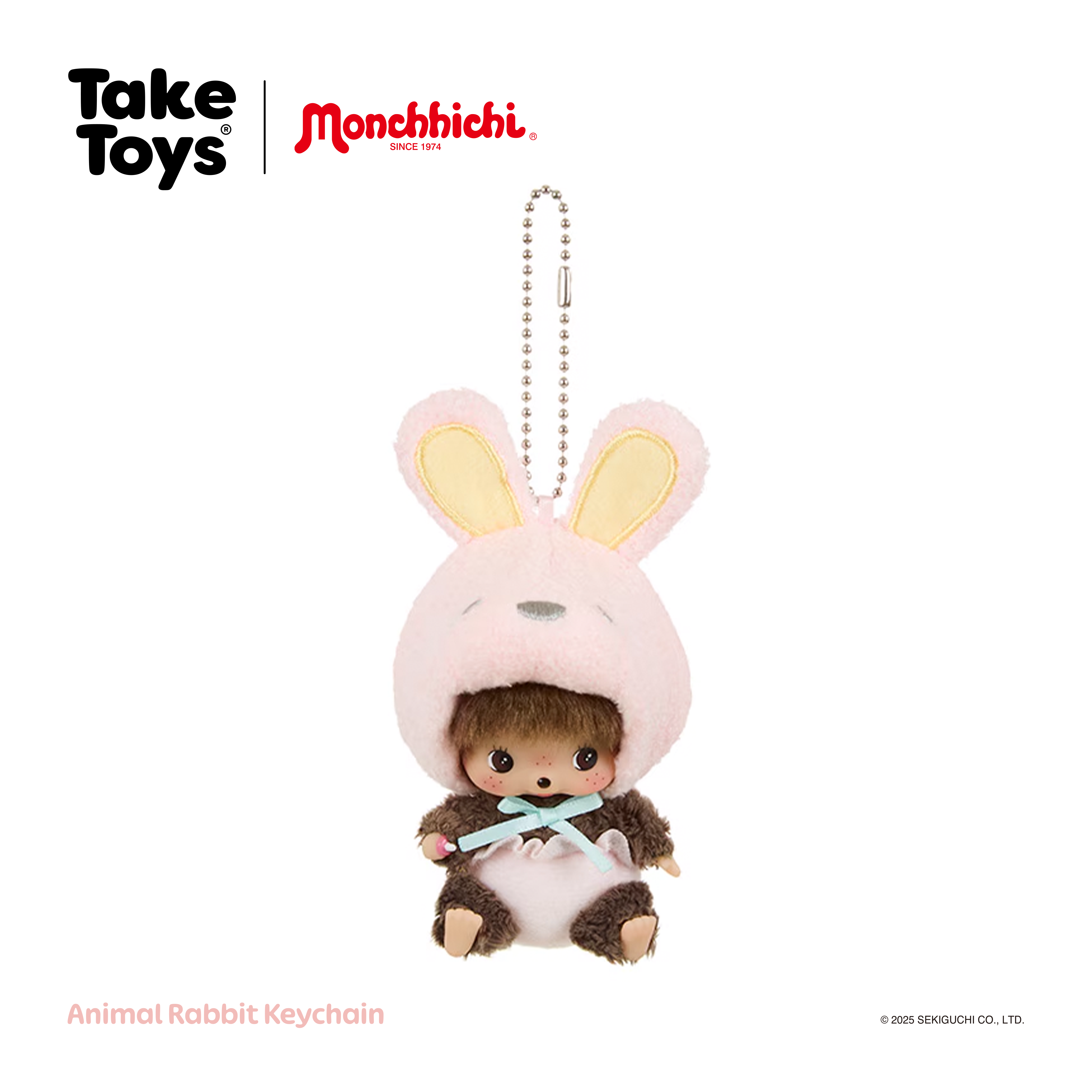 Monchhichi Animal Keychain - พวงกุญแจมอนชิชิธีมสัตว์น่ารัก