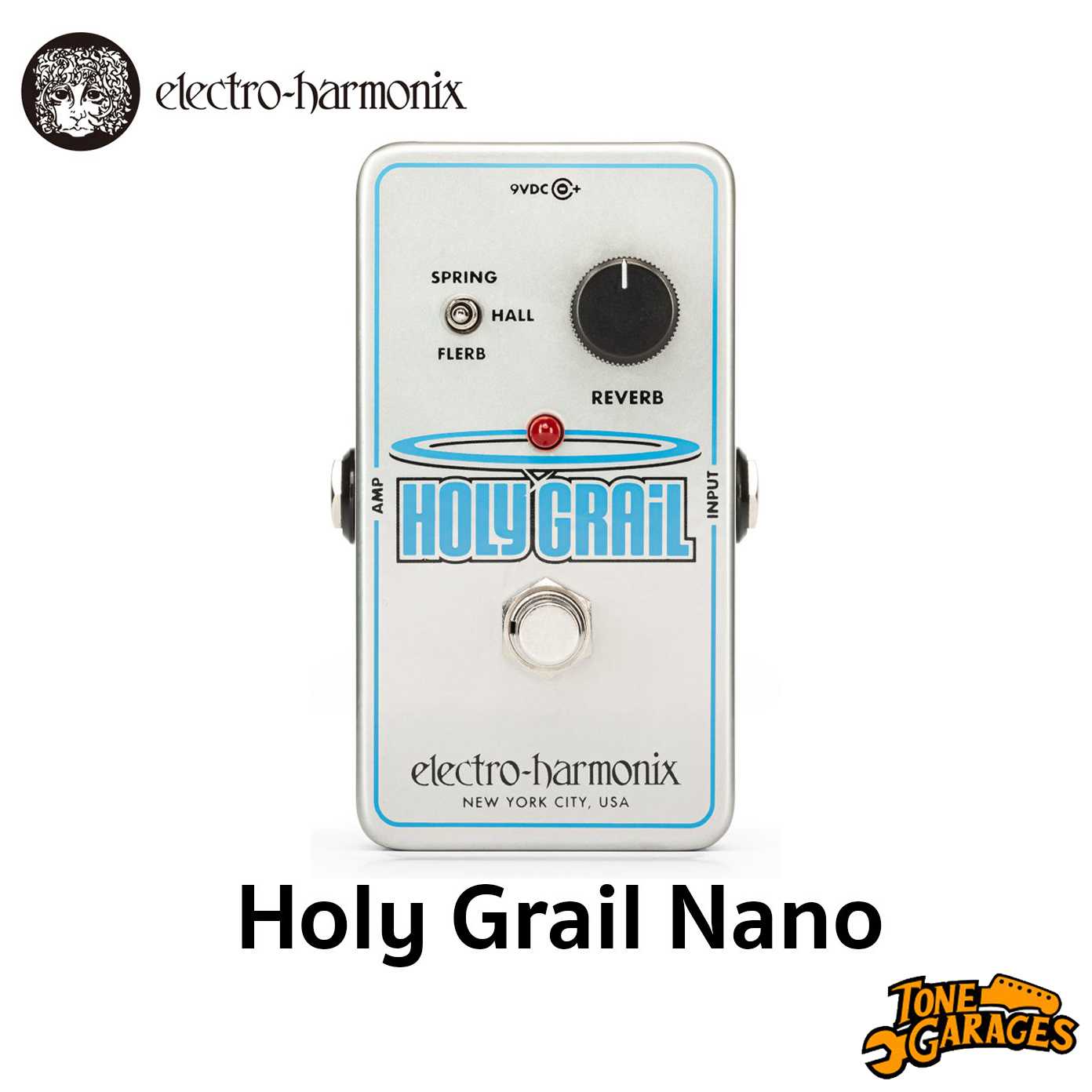Electro Harmonix Nano Holy Grail Reveb เอฟเฟคกีต้าร์ Made in USA