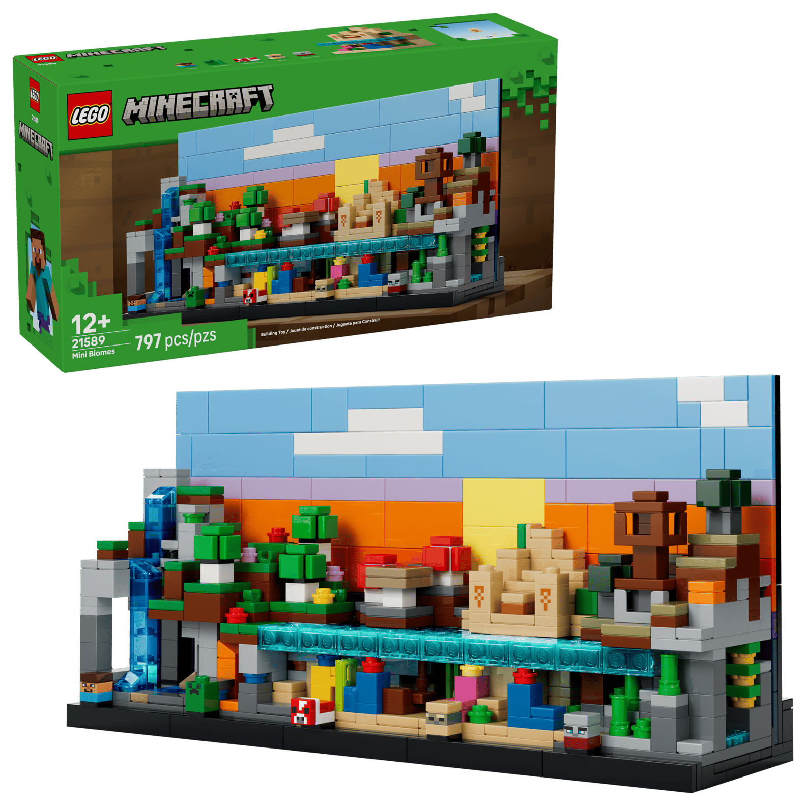 LEGO 21589-MINI BIOMES(สินค้าซื้อแล้วไม่รับเปลี่ยนคืน)