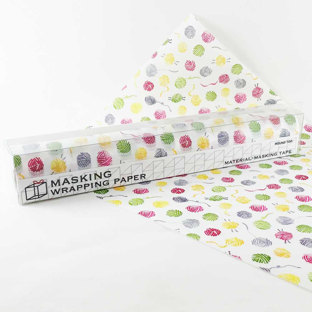 กระดาษห่อของ Masking Wrapping Paper / knitting wool