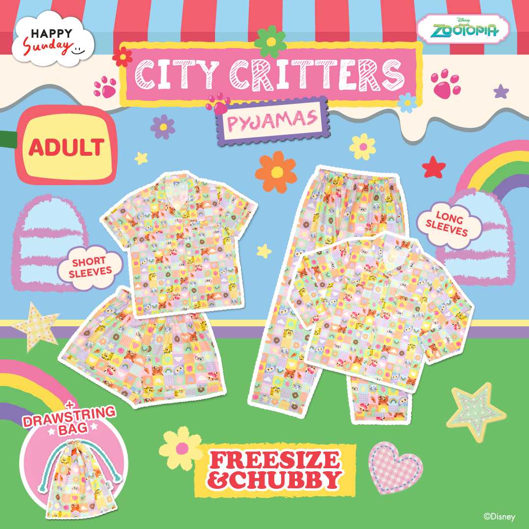 [ADULT] CITY CRITTERS PYJAMAS