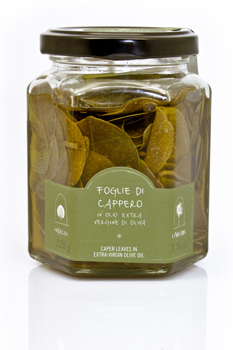 Caper Leaves in E.V.O. Oil La Nicchia Pantelleria - 220gr