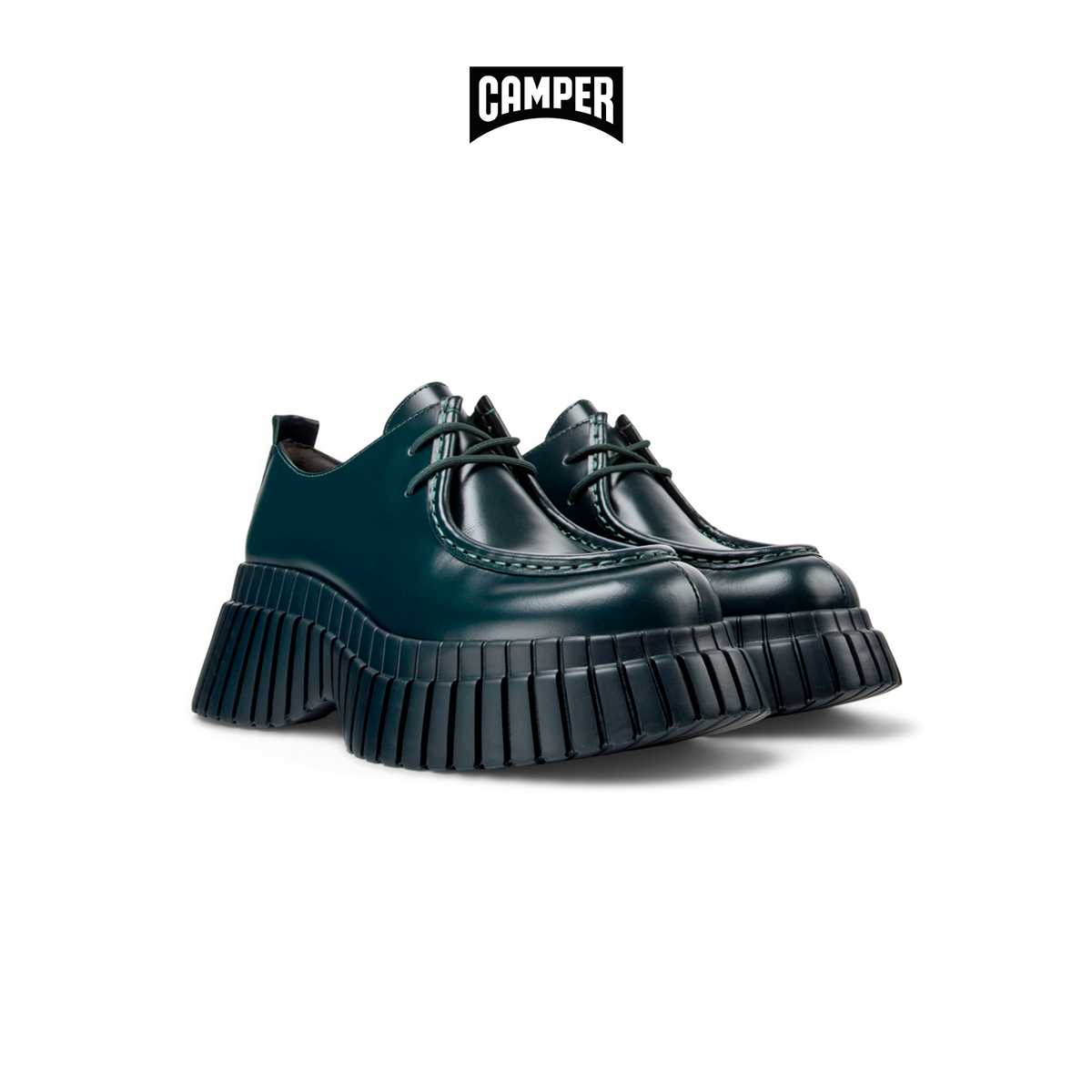 CAMPER รองเท้าส้นสูง ผู้หญิง รุ่น BCN สีเขียว ( HEL -  K201678-004 )